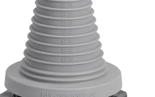 HAGER FZ413M Kabeleinführungstülle für Kabeldurchmesser von 23-55 mm