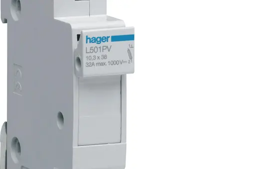 HAGER L501PV DC-Sicherungstrennschalter 1-polig, 1000 V, L38