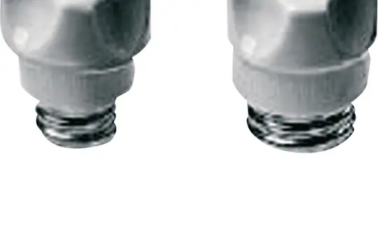 HAGER LE14SK Schraubkappe D01 Keramik mit Prüfloch Typ K01