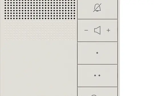 HAGER RTQ620X Innenstation Audio IP über 2-Draht, Freisprechen, intercom speak | weiß