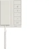 HAGER RTQ640X Innenstation Audio IP über 2-Draht, Handhörer, intercom speak | weiß