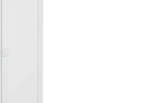 HAGER VZ125W Tür Volta 5-reihig, UPV/HWV, Kunststoff, geschlitzt