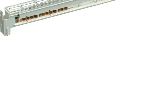 HAGER VZ521 PE/N-Klemmenträger Volta mit 13 Messing-Klemmstellen