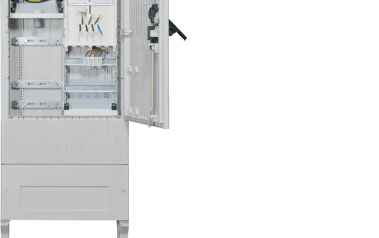 HAGER ZAS175BD14 Zähleranschlusssäule 175 universZ 1 Zählerplatz, 3-Punkt, 4-polig, Basis