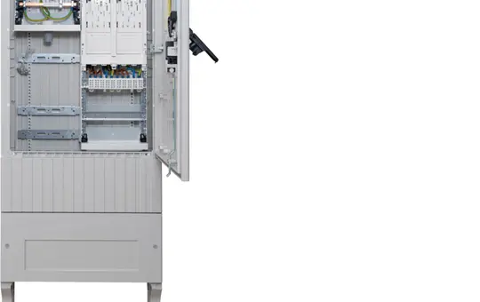 HAGER ZAS175BE25 Zähleranschlusssäule 175 universZ 2 Zählerplätze, eHZ, 5-polig, Basis