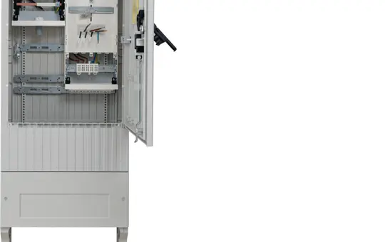 HAGER ZAS175HH1 Zähleranschlusssäule 175 universZ 1 Zählerplatz, 3-Punkt, 5-polig