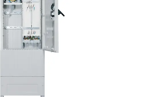 HAGER ZAS205BD24 Zähleranschlusssäule 205 universZ 2 Zählerplätze, 3-Punkt, 4-polig, Basis