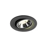 SLV 1009531 LED Deckeneinbauleuchte rund NUMINOS MOVE S 6,7 W, 4000 K, 55° | schwarz/chrom