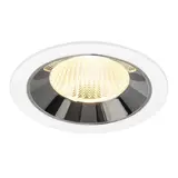 SLV 1009788 LED Deckeneinbauleuchte rund NUMINOS L 17 W, 3000 K, 40° | weiß/chrom