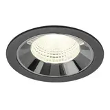 SLV 1009800 LED Deckeneinbauleuchte rund NUMINOS L 17 W, 4000 K, 55° | schwarz/chrom