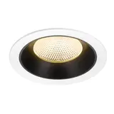 SLV 1009948 LED Deckeneinbauleuchte rund NUMINOS XL 24 W, 3000 K, 40° | weiß/schwarz