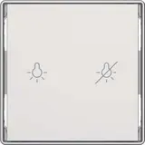 BERKER 81181129 Tasten für Tastsensormodul Serie Q 1-fach, bedruckt | polarweiß matt