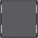 BERKER 81181226 Tasten für Tastsensormodul Serie Q 1-fach, beleuchtet | anthrazit matt