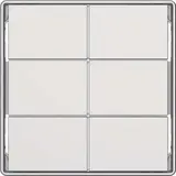 BERKER 81183029 Tasten für Tastsensormodul Serie Q 6-fach | polarweiß matt