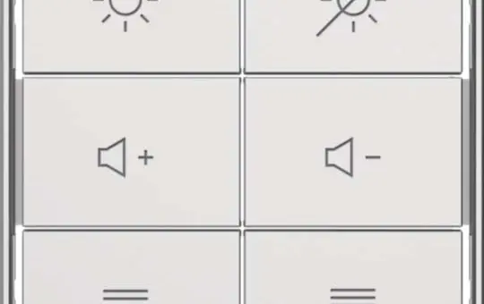 BERKER 81183229 Tasten für Tastsensormodul Serie Q 6-fach, beleuchtet | polarweiß matt