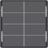 BERKER 81184026 Tasten für Tastsensormodul Serie Q 8-fach | anthrazit matt
