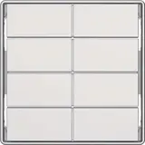 BERKER 81184029 Tasten für Tastsensormodul Serie Q 8-fach | polarweiß matt