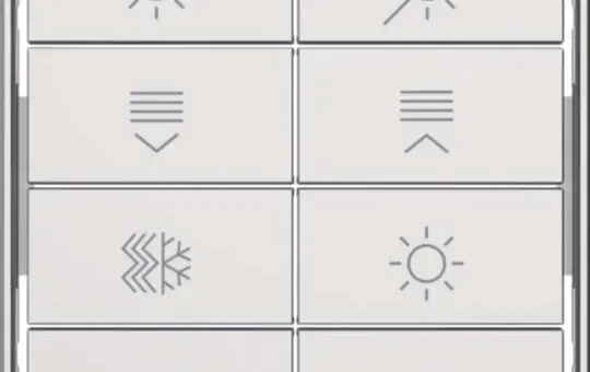 BERKER 81184129 Tasten für Tastsensormodul Serie Q 8-fach, bedruckt | polarweiß matt