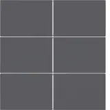 BERKER 81183086 Tasten für Tastsensormodul Serie S/B 6-fach | anthrazit matt