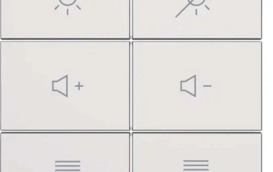 BERKER 81183189 Tasten für Tastsensormodul Serie S/B 6-fach, bedruckt | polarweiß matt