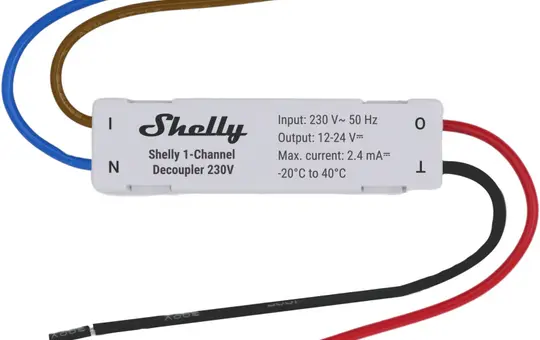 SHELLY 1CD Signalkoppler AC-DC 1-fach