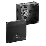 SPELSBERG Abox 100-L/sw Abzweigkasten ohne Klemmen Standard | schwarz | 10 mm²