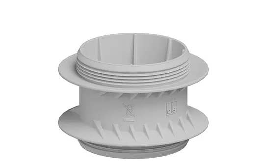 SPELSBERG AK KS 24/36 Kombistutzen IP65, halogenfrei | lichtgrau