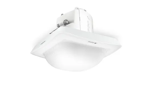 STEINEL 079406 Deckenpräsenzmelder IR Quattro HD-2 eckig Deckeneinbau, 1 Relais, Bluetooth | weiß