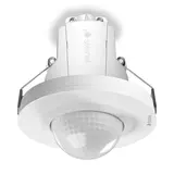 STEINEL 086916 Deckenbewegungsmelder MD IR 4360 rund Deckeneinbau, 24 m | weiß