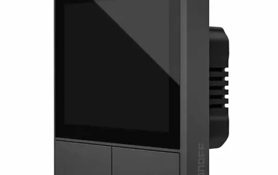 SONOFF NSPanel-EU WLAN-Touchpanel UP 2-fach | schwarz | 86 mm