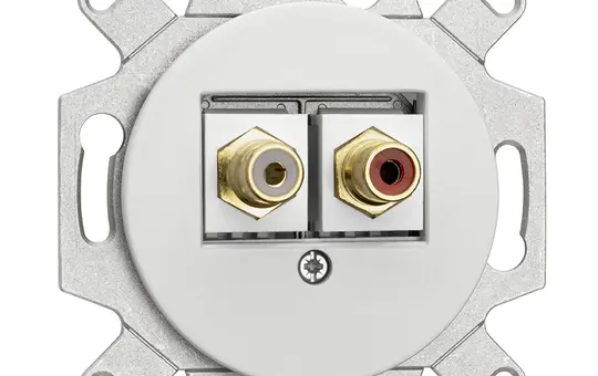 THPG 181981 Multimediadose Porzellan Cinch, rot/weiß | weiß