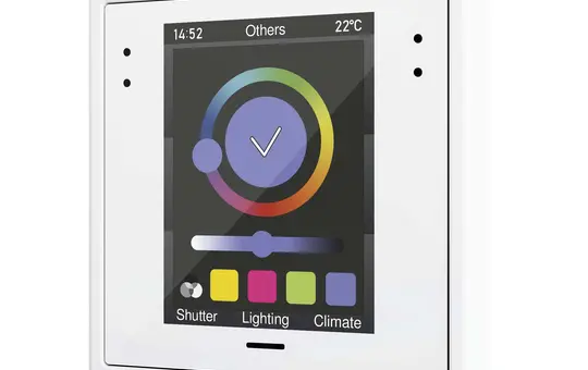 ZENNIO ZVIZ28M KNX-Touchpanel Z28 mokka | 2,8 Zoll