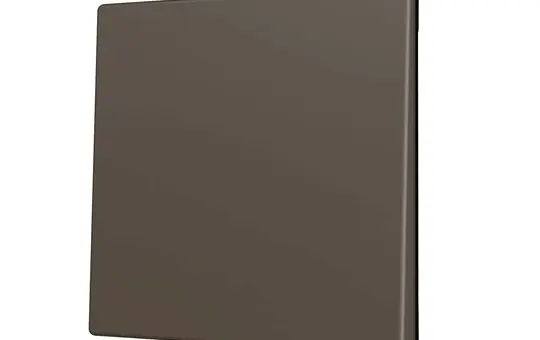 ZENNIO ZS70CSOFT12M Tasterabdeckung ZS70 1-fach | mokka