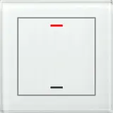 MDT GTL-100W.02S KNX-Glastaster II Light 1-fach, neutral, Secure | glas weiß