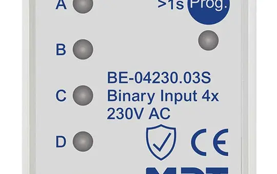 MDT BE-04230.03S KNX Binäreingang 230 V 4-fach, Secure