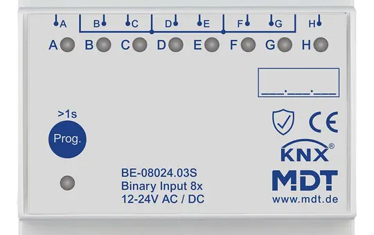 MDT BE-08024.03S KNX Binäreingang 24 V 8-fach, Secure