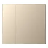 GVS CHKA-02/W.2.24 Wippenset für WALTZ Tastsensor+ 1-fach, bei Gravur Text/Icon durchscheinend | champagner