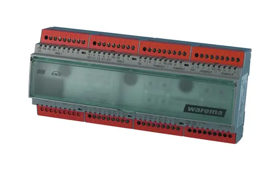 WAREMA 1002632 KNX Schaltaktor für Sonnenschutzantriebe 8 Ausgänge, REG