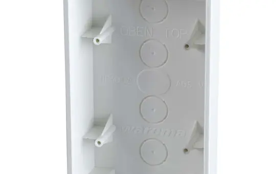 WAREMA 1002838 AP-Gehäuse Wisotronic Standard | weiß