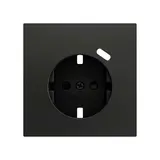 ZENNIO ZS70CSC1USA SCHUKO-Steckdosenabdeckung ZS70 USB C | schwarz