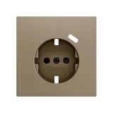 ZENNIO ZS70CSC1USC SCHUKO-Steckdosenabdeckung ZS70 USB C | champagner