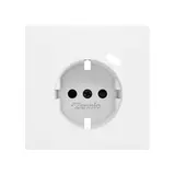 ZENNIO ZS70CSC1USMW SCHUKO-Steckdosenabdeckung ZS70 USB C | weiß matt