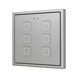 ZENNIO ZVITR70X6S KNX Tastsensor Tecla RGB 70 6-fach | silber