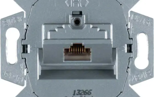 HAGER WDF41076 Netzwerkdose UP 1-fach, Cat.6a