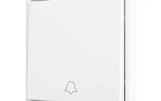 ZENNIO ZS701PB1DMW Einfachtaster Soft ZS70 für 1 Binäreingang, Klingel | weiß matt