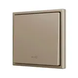 ZENNIO ZS701PB1KC Einfachtaster Soft ZS70 für 1 Binäreingang, Schlüssel | champagner