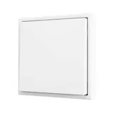 ZENNIO ZS701PB2MW Einfachtaster Soft ZS70 für 2 Binäreingänge | weiß matt