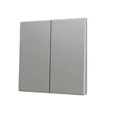 ZENNIO ZS70CSOFT22S Tasterabdeckung ZS70 2-fach | silber