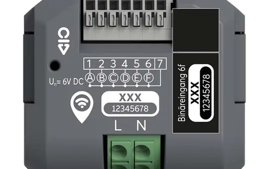 BUSCH-JAEGER 62870/6.0 U-WL Binäreingang UP free@home 6-fach, Wireless
