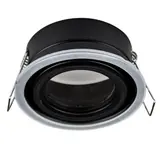 ISOLED 113055 Einbaurahmen Sys-68 für GU10/MR16 IP65, inkl. GU10 Sockel u. Glaslinse (exkl. Cover)